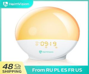 Heimvision A80S Wifi Smart Wake Up Light Workday Day Clock con 7 colori Sunrisesunset Life Tuya App Works 2108041656502