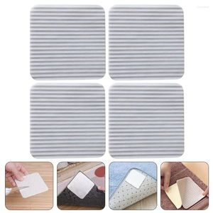 Bath Mats 4 Pcs Mat Stickers Rug Tape For Laminate Floors Area Rugs On Carpet Holders Wood Washable