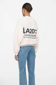 Kvinnors hoodies tröjor designer kvinna pullover jumper broderier kläder casual hip hop mode överdimensionerade xs-l