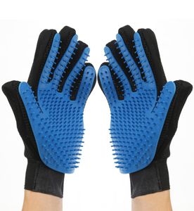 Pet hair glove Comb Pet Dog Cat Grooming and Cleaning Glove Deshedding Hair Removal dog Brush Promote Blood Circulation7974092