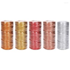 Gift Wrap Christmas Twine Metallic Bakers 109 Yards Decorative Wrapping String Dropship