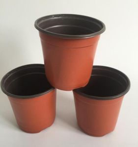 D11XH10CM double Color tub caliber corrosion resistance postoral plastic flower pots plastic Nursery pots Garden Pots1952967