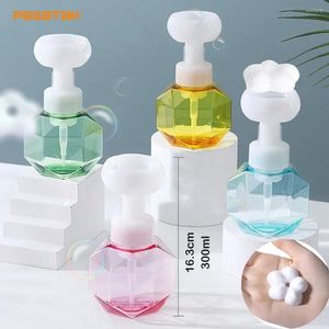 Flytande tvåldispenser 300 ml bärbara dispensers tvålar bottol schampo kosmetisk följare pump huvud tomt flaskbadrumsprodukter
