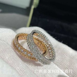 Anelli master con cura con accurarsi per coppie ad anello di perline largo argento femminile incolore versatile con comune Vanly