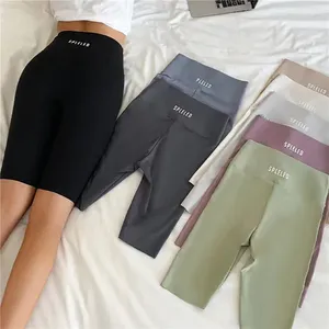 Women's Leggings Hip Lift Sports Short Summer Gym Fitness Running Push Up Yoga Tights High Waist Slimming Fit Half Pants