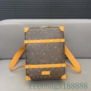 2024 Горячий багажный рюкзак женский дизайнер -дизайнер рюкзак мужская универсальная печатная сумка для компьютерной сумки Travel Классическая рюкзак Canvas Square Parquet Leather Rackpack
