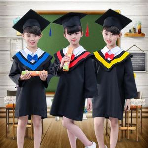 Kläder sätter barn Graduation Party Wear Primary School Student Uniform Academinc Boys Gilrs POGRAPHY Performance Kindergarten