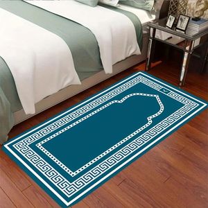 カーペットイスラム教徒の祈りのカーペット床マットリビングルームドアマットノンスリップチェアバスルームベッドルーム
