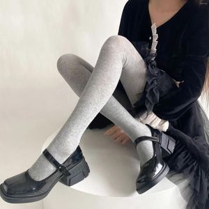 Женские носки с твердым цветом колготки нижнее белье чулочно -носочные трусики.