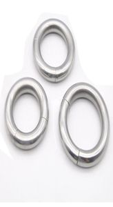 Magnetic Metal Cock Rings For Men On The Dick Stainless Steel Penis Ring Adult Sex Toys Cockring Scrotum Ball Stretcher Weights Y14008253