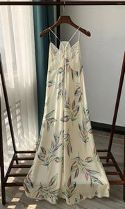 カジュアルドレス女性ドレス春 /夏2024年ファッション甘い花柄のビスコースミディ
