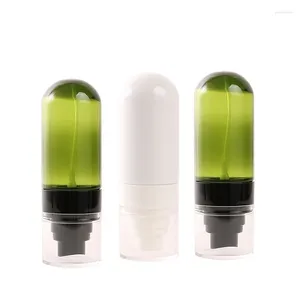 Depolama Şişeleri 30ml 50ml Kahverengi Beyaz Yeşil Yeşil Şeffaf Sis Toner Su Atomizer Plastik Şişe Pet Kozmetik Ambalaj Sprey Yeniden doldurulabilir 25 PCS