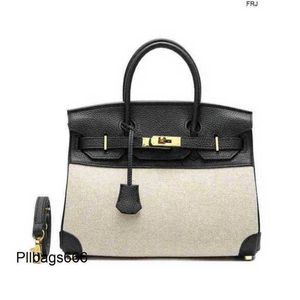 Designer Bags Womens Handbags Bk Tote Bag First Layer Cowhide Color Matching Platinum European and American f Have Logo