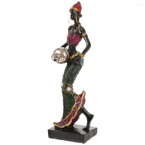 Dekoracyjne figurki afrykańskie kobiety figura