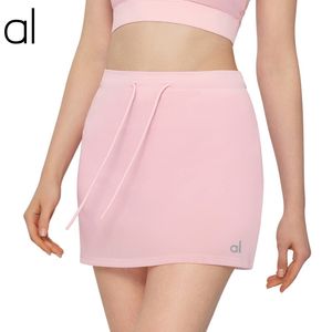 AL-237 Yoga Kısa Etek Tenis Etek Anti-Slip A-Line Culottes Nefes Alabaş Spor Şortları Hafta Sonu Jogging Kadın Etekleri