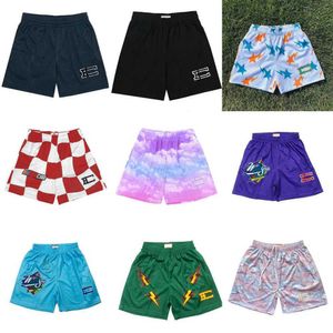 Mens Shorts Mens 반바지 Ericly 브랜드 럭셔리 디자이너 캐주얼 남성 Emmanuelness 무릎 길이 느슨한 힙합 남자 EIRC EIRC EARC SHORT RUNG RUNG RINGS 하이 스트리트 반바지 4990