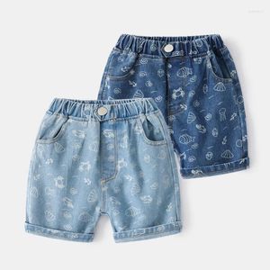 Shorts jeans per bambini Summer Pants Middle Boys Baby Cartoon Full Stampato Quinto Wholesale