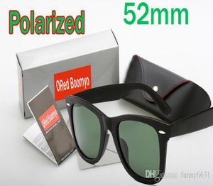 Sommarmode utomhus polariserade solglasögon för män och kvinnor sport unisex solglasögon svart ram solglasögonlåda tyg 52m1938759