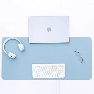 Panno da tavolo 70x35 cm Office di grandi dimensioni Destina della casa MAPT ROYAL Blue Mouse Pad Pu in pelle scamosciata in pelle scamosciata da gioco da gioco da gioco impermeabile