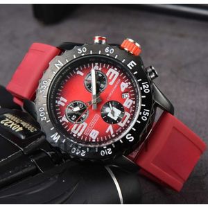 2024 Hot Selling Rubber strap Wrist Watches for Men Bretiling Watch Quartz Watch AAA Quality Luxury Chronograph Clock Stainless Steel Breiting Watch Breightling 96