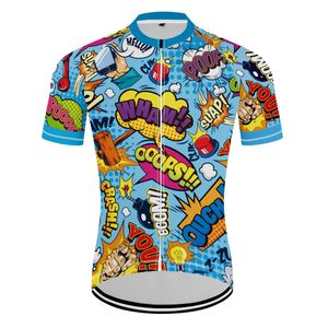 2024 Cycling USA Summer Men Funny Rower Cycle krótkie rękaw MTB Jersey Road Rower Cycing Jersey 240510