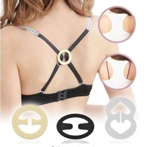 Модные свадебные ремни для бюстгальтера Bra Clip Grighles Shadowshape Buckle Scool Clear Cleavage Bra Extender Accessories2100pcslo8304682