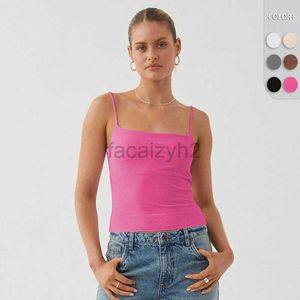 Women's T Shirt sexy Tees Women's clothing new slim fit pure desire suspender vest as a base sexy spicy girl Y2K top summer tops