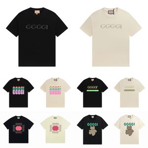 Tshirts 여름 여자 남성 디자이너 T 셔츠 면화 편지 인쇄 짧은 슬리브 레이디 티 럭스 럭셔리 캐주얼 옷 탑 티셔츠 의류