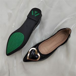 Tutte le scarpe piatta da donna abbinate puntate applaude femminile sola sola puli di pelle per phe scarpe per ballo morbide scarpe da ballo puro scarpe da cuore a forma di cuore scarpe