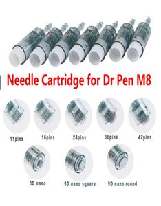 Dr Pen M8 Replacement Micro needle Cartridge 1116243642nano Pin for Electric Dermapen MTS Anti Scar Skin Rejuvenation5836086