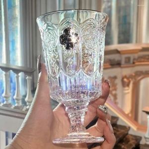 Vino occhiali fiore conosce tazze da tè ad acqua fredda tazza tazza di angelo piccolo serie da 450 ml gradiente di calice gradiente di sollievo scultura dono squisito