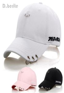 Mens Snapback Hats Fashion K Pop Iron Ring Hats Adjustable Baseball Cap Unisex Caps Snapback Hip Hop Caps242B6173406