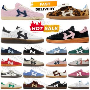 2024 spezial casual shoes for men women designer sneakers OG Vegan Adv Wales Bonner Leopard Pink Velvet Black White Gum mens womens outdoor sports trainers