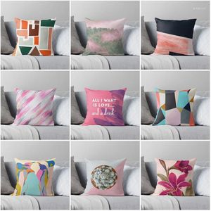 Pillow Home Decoration moderno soggiorno divano letto abbraccio cuscino 45 bohémien 50 peluche 40 cover stampato