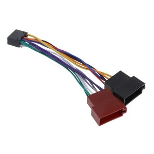 NEW Wire Harness Adaptor for Kenwood / JVC Car Stereo Radio ISO Standard Connector Adapter 16 Pin Plug Cable Car Wire Cable AdapterISO standard connector