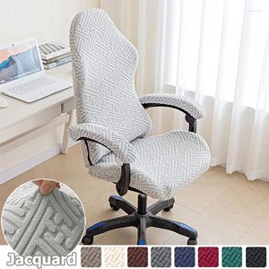 Обложка для стул F-Jacquard Game Cover для офисного интернет-кафе Solid Decor Computer Armrest Seat Seat с шипками 1Set/4pcs