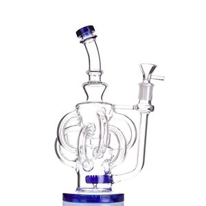 Classic thickened bong glass multi tube return water dab rig glass hookah, smoking set, pipe