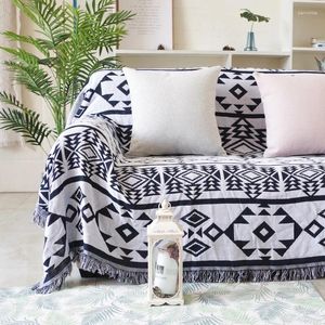 Blankets American Sofa Towel Blanket Full Cover Single And Double Decorative Leisure