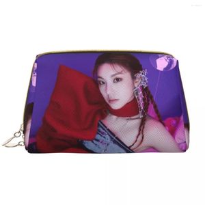 Сумки для хранения пользователь Itzys Kpop Star Girl Group Группа Travel Cosmetic Bag Women Makeup Toolations Organizer Ladies Beauty Dopp Kit