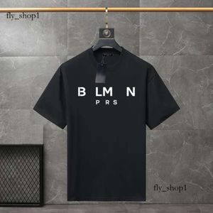 Mens Designer Band T Shirts balimm tshirt man Fashion Black White Short Sleeve Luxury Letter Pattern T-shirt 845