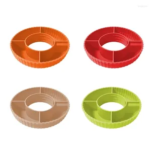 Plates N7MD Convenient Bowl For Cup Plate Divider Container Tray Holder Outdoor