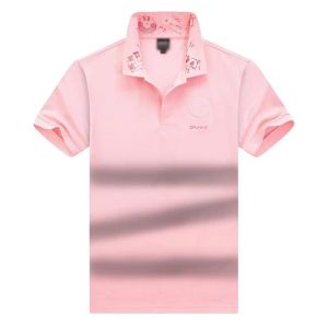 Lettera di polo di marca da ricamo da ricamo in cotone a maniche corta maglietta Top Fashion Business Business Polo Shirt Summer Lavor Affermazione impermeabile Sport Sports Affari sportiva M-3XL