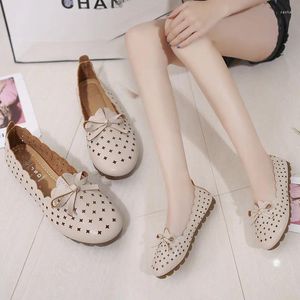 Casual Shoes Womens loafers Bow-Knot Round Toe Tennis Female Flats Sneaker Slip-On Butterfly Andningsbar bekväm klänning GR