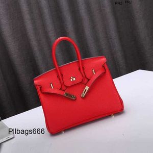 Designer Bag Womens Handbags Genuine Leather s First Layer Cowhide Lychee Pattern Fashion Stars Same Portable Have Logo