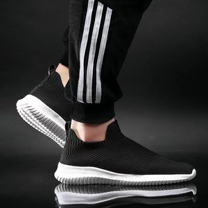 Sock shoes new autumn casual sports shoes couple knitted lightweight running shoes Casual Single Shoes