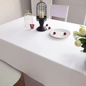 Table Cloth White Rectangular Tablecloth Wedding Banquet El Party Direct Sales Home Decoration Cover