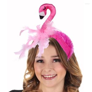 Party Supplies Animals Stuffed Flamingo Hair Hoop Women Headband Makeup For Head Band Poshoot Christmas Accessories