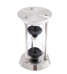 Outros relógios Acessórios Treepillar Metal Hourglass 15 minutos Timer de areia 3 cores assistir para decorações da mesa do escritório em casa3155541