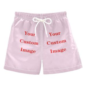 Shorts Customized Bilddruck für Kindershorts im Jahr 2022 Badeanzug für Jungen Badeanzug Set Strand Shorts für Kinder im Alter von 3 bis 14 D240510