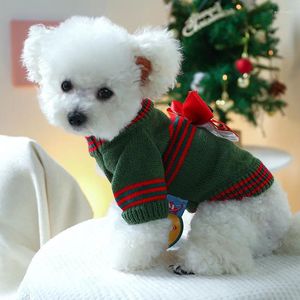 犬のアパレルクリスマスセーター冬の猫子犬服クリスマス服シュナウザーチワワヨークシャープードルビチョンコスチューム衣装